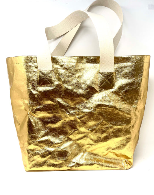 Shopper waschbares Papier Gold